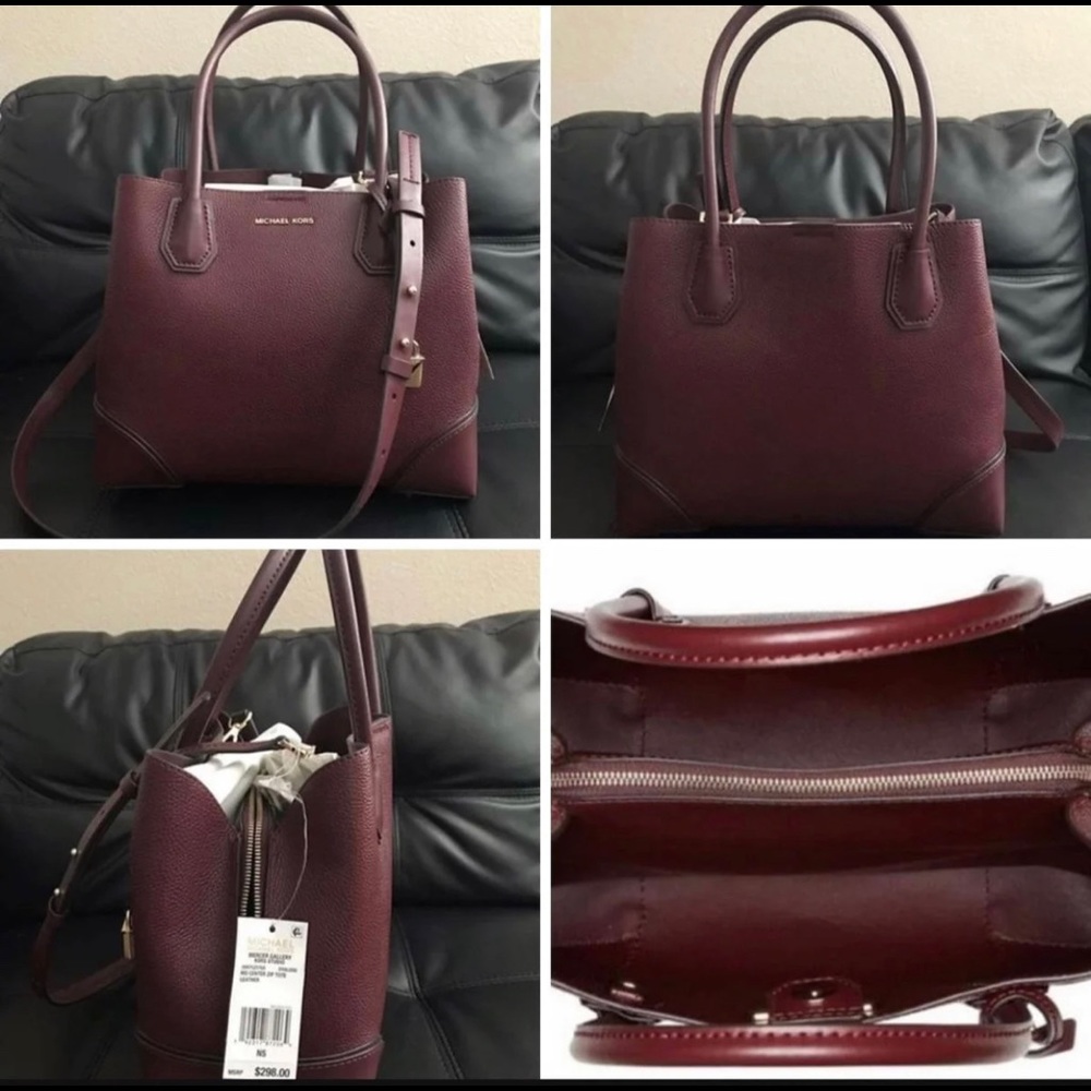 Michael Kors Mercer Gallery Medium Center Zip Tote